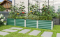 Preview: Vitavia Hochbeet Linus IN&OUT 401 L BxLxH 65x245x40cm, Zincalume® seegras/alu